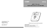 Coby MPC651 - 512 MB Digital Player User manual