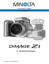Konica Minolta DiMAGE Z1 User manual