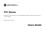 Motorola T3101 User manual