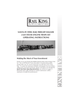 Rail King SANTA FE STEEL RAIL FREIGHT HAULER 2-6-0 Operating instructions