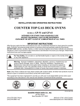 Bakers Pride GP-51 Series Operating instructions