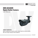 Digital Watchdog DWC-B362DIR User manual