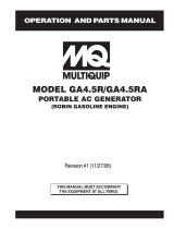 MQ Multiquip GA4.5R User manual