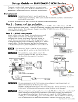 Extron electronics DAV101CM User manual