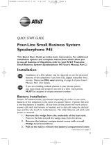 AT&T 945 Quick start guide