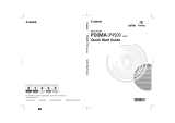 Canon PIXMA iP4500 Quick start guide