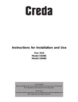 Creda S840G User manual