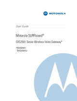 Motorola SVG2501 User manual