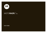 Motorola MOTORAZR2 V9 V9x User manual