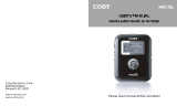 Coby MP-C751 User manual