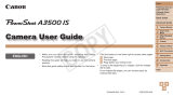 Canon A3500IS User manual