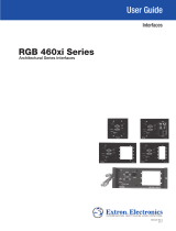 Extron RGB 468xi User manual