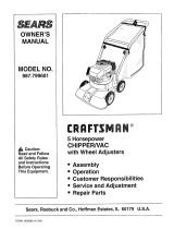 Craftsman 987.799601 User manual