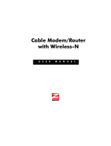 Zoom Cable Modem/Router User manual