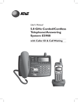 VTech EL42208 - AT&T 5.8GHz Dual Handset Answering System User manual
