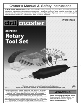 Drill Master Kit 80 Pc Owner's manual