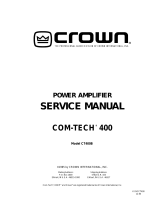 Crown Com-Tech CT-400 User manual