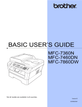 Brother MFC-7460DN User manual
