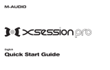 M-Audio X-Session Pro Owner's manual