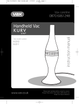 Vax Kurv Handheld Owner's manual