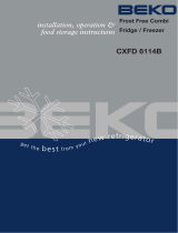 Beko CXFD 6114B User manual