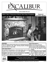 Regency Fireplace Products Excalibur P95 User manual