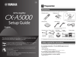 Yamaha MX-A5000 User guide