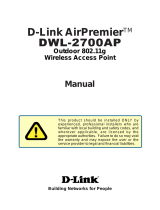 Dlink DWL-2700AP - AirPremier Outdoor Wireless Access Point User manual