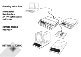 Mettler Toledo Bidirectional Data Operating instructions