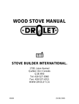 Drolet GEMINI 1500 WOOD STOVE User manual