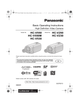 Panasonic HC-V550 Owner's manual