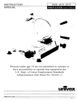 Univex 4510 User manual