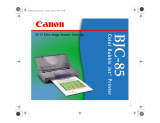 Canon BJC-85 User manual