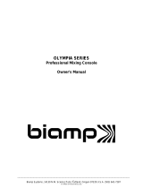 Biamp OLYMPIA SERIES User manual