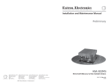 Extron electronics Hideaway HSA 822M User manual