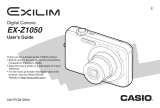 Casio EX Z1050 - EXILIM ZOOM Digital Camera Owner's manual