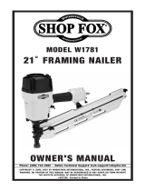 Shop fox SHOP FOX W1781 User manual