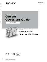 Sony DCR-TRV380 User manual