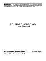 Digital Security Controls PC1832 User manual