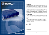 Trendnet 4-Port 10/100Mbps Ethernet Broadband Router User manual