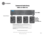 Crown Audio 180MAx Pack User manual