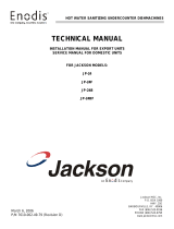 Jackson / Dalton Dishwasher JP-24B Installation guide