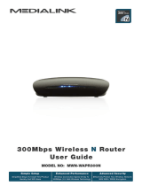 Medialink MWN-WAPR300N User manual