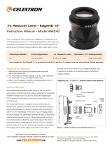 Celestron Reducer Lens .7x - EdgeHD 1400 User manual