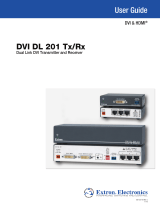 Extron electronics Dual Link DVI Transmitter and Receiver DVI DL 201 Tx User manual