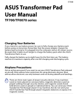 Asus Transformer Pad TF700 Series User manual