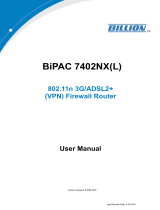 Billion BiPaC-7402NX User manual