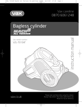 Vax Mach 5 - VZL-7015AT Owner's manual