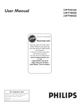 Philips 32PT7OO5D User manual