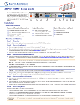 Extron electronics XTP SR HDMI User manual